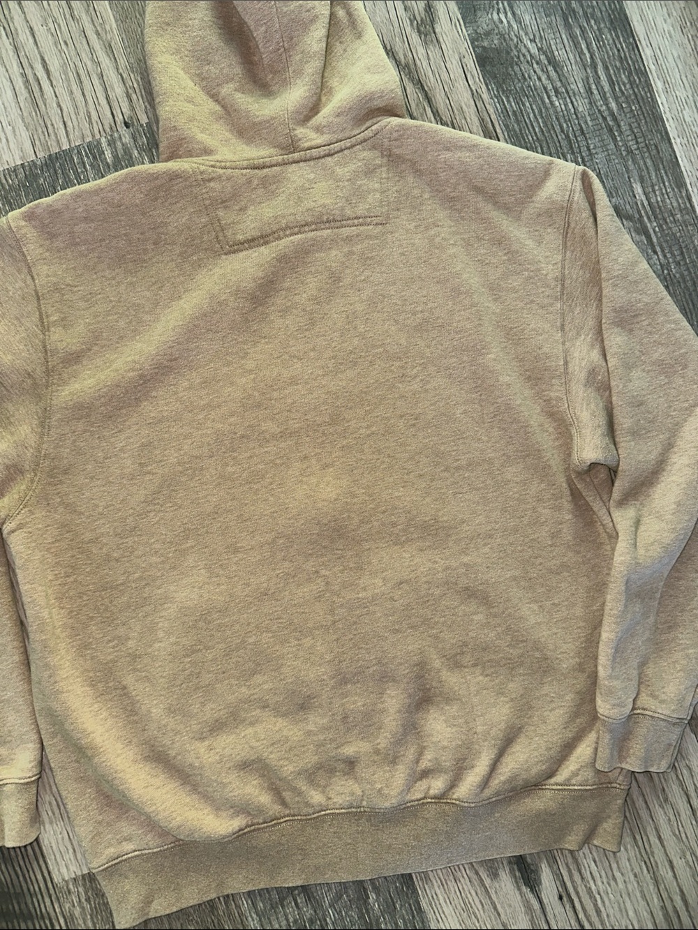 L.L. Bean Tan Full-Zip Hooded Sweatshirt men’s medium - Picture 12 of 12